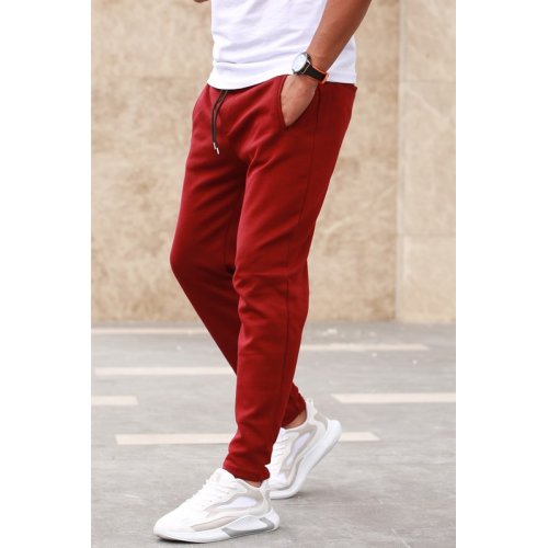 Madmext Basic Bordo Eşofman 2935 - Bordo Madmext Basic Bordo Eşofman 2935 - Bordo